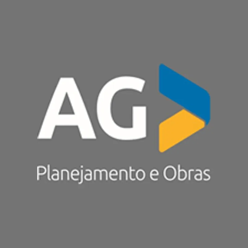 Logo da AG Planejamentos, empresa que confia na Romilson Carpintaria